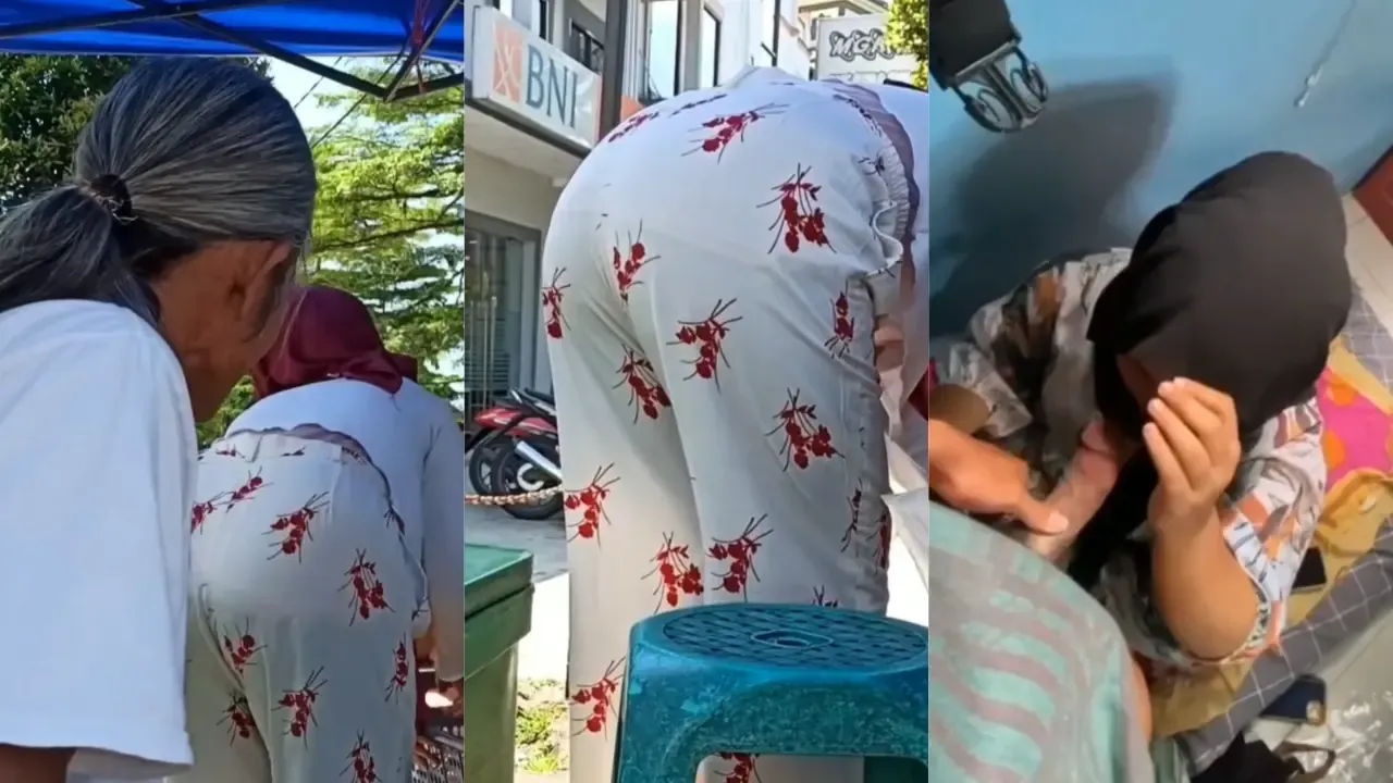 Pedang Es Dawet Layani Nafsu Aki2 Demi Bayaran 2jt Seharian... - Tobrut Viral Desah Becek