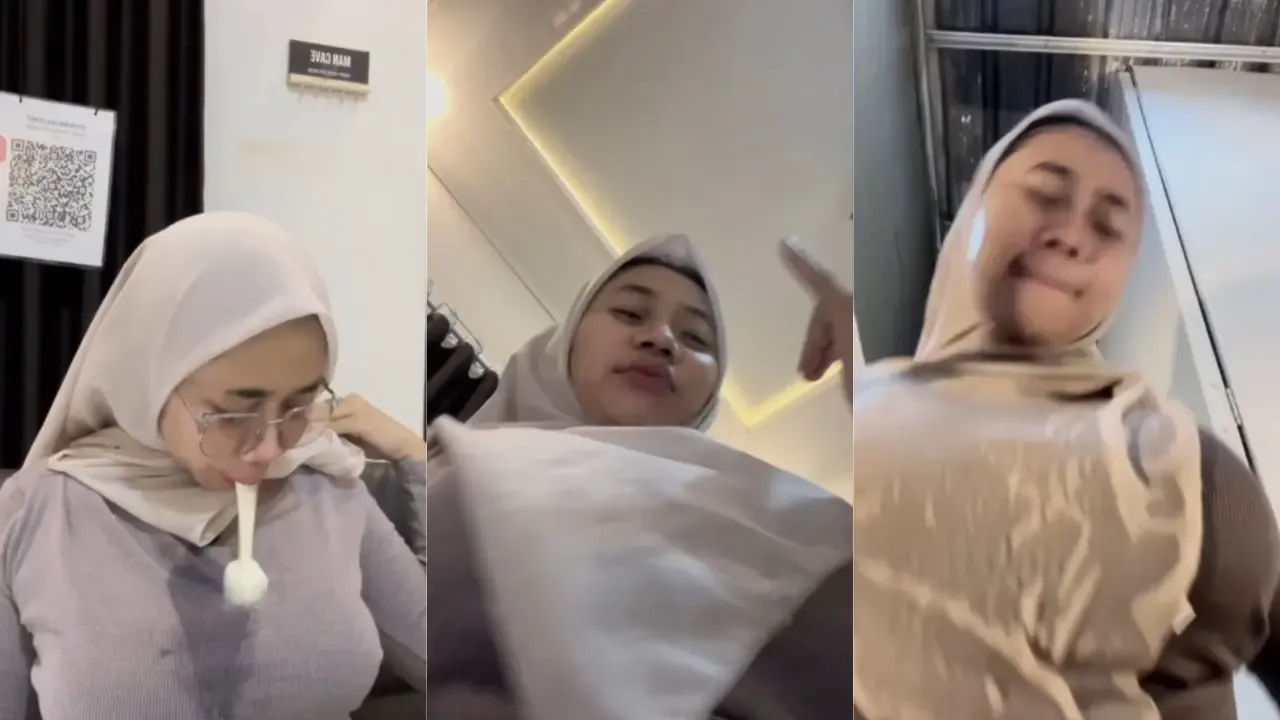 Arum Mayo Host Tiktok Jilbab Viral Aksi Tak Senonoh... - Hijab Tobrut Sange Desah Keenakan