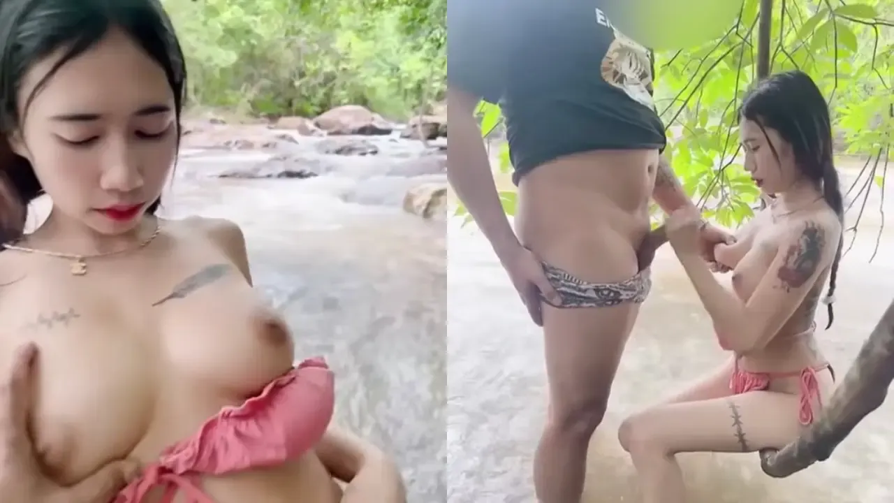 Ngewe di Sungai Dong Abis Liat Body Semok Langsung Sange