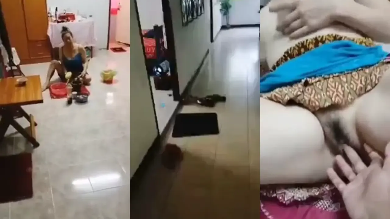 Masuk Rumah Tetangga Lagi Masak, Tante Semok Montok Langsung Diajak Main