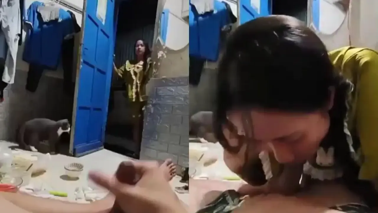 Tetanggaku Kebetulan Lewat Lalu Diajak Nyepuan Bareng